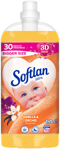 Softlan Ultra Vanilla & Orchid 柔顺剂 1700ml