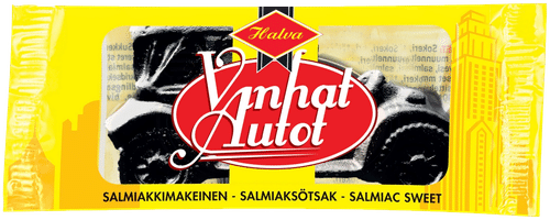 Halva 老车咸甘草糖 15 g｜Halva Vanhat Autot salmiakki 15 g