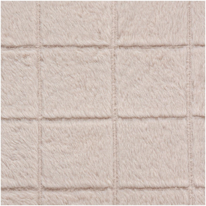 House 毛毯 Check fur 130x170厘米 米色