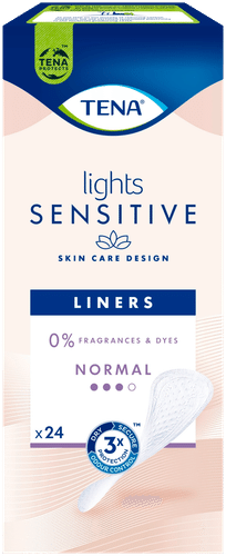 Tena Sensitive TENA lights SENSITIVE Liner 护垫 24 kpl
