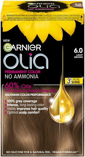 Garnier Olia 6.0 Light Brown kestoväri 174ml