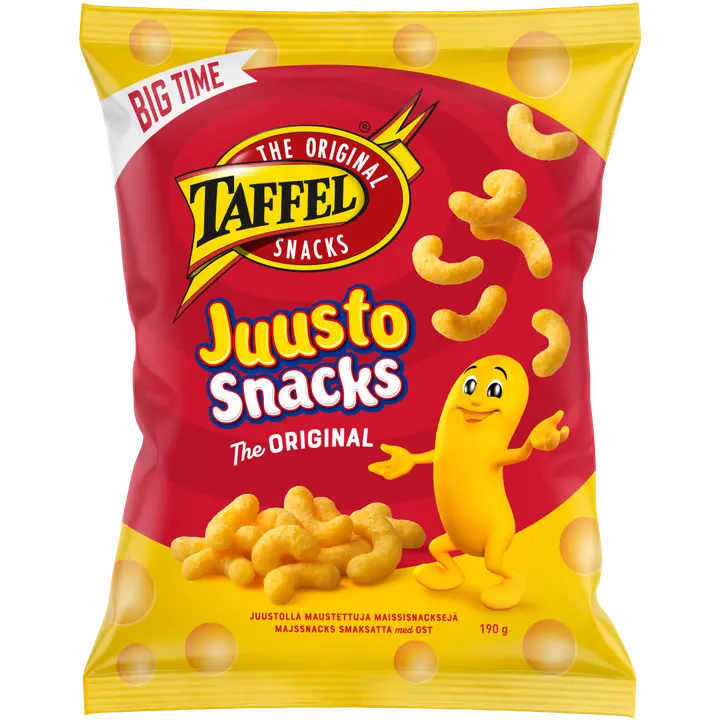 Taffel Juustosnacks 190g-Taffel 奶酪零食 190g