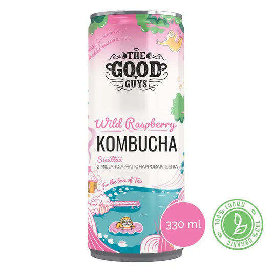 The Good Guys Wild Raspberry Kombucha 330 ml｜The Good Guys 野生覆盆子康普茶 330 ml