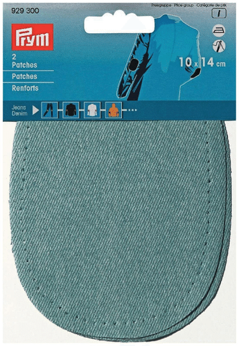 Prym 牛仔裤补丁贴 10x14cm 中蓝色 2件