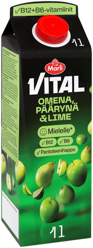 Marli Vital Omena-päärynä-lime mehujuoma 1 L