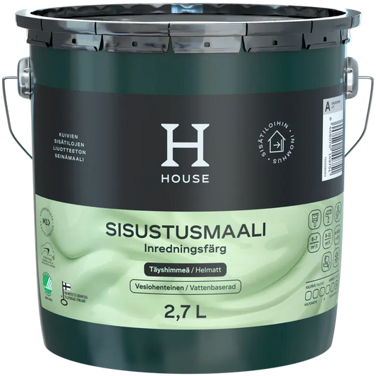 House 内墙涂料 全哑光 2.7升 C色可调