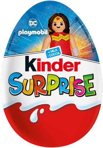Kinder 惊喜牛奶巧克力造型（内含牛奶夹层，含玩具） 20g