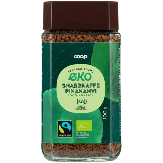 Coop pikakahvi luomu 100 g｜Coop 速溶咖啡有机 100 g