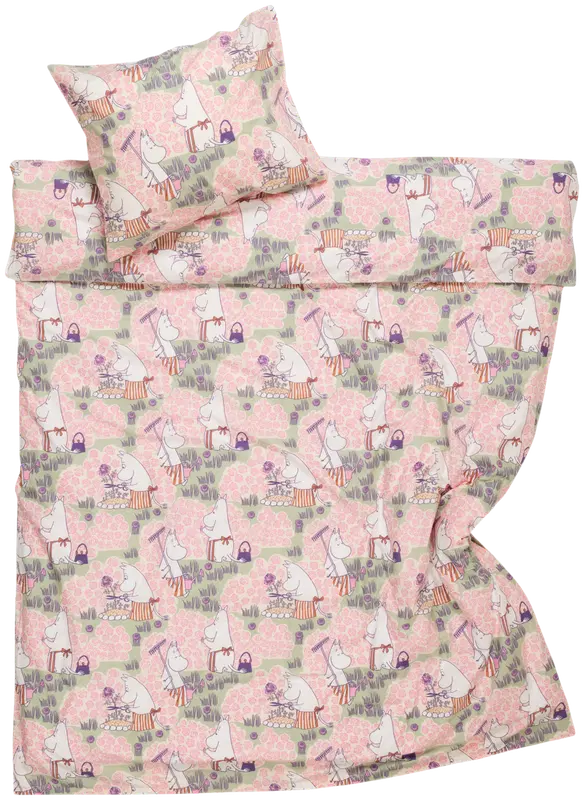 Moomin Arabia 姆明床品套装 150x210 玫瑰园 GOTS｜Moomin Arabia  Muumi p.lak.set. 150x210 Ruusutarha GOTS