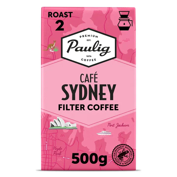 Paulig Café Sydney kahvi suodatinjauhatus 500g｜Paulig 悉尼咖啡厅咖啡过滤研磨 500g
