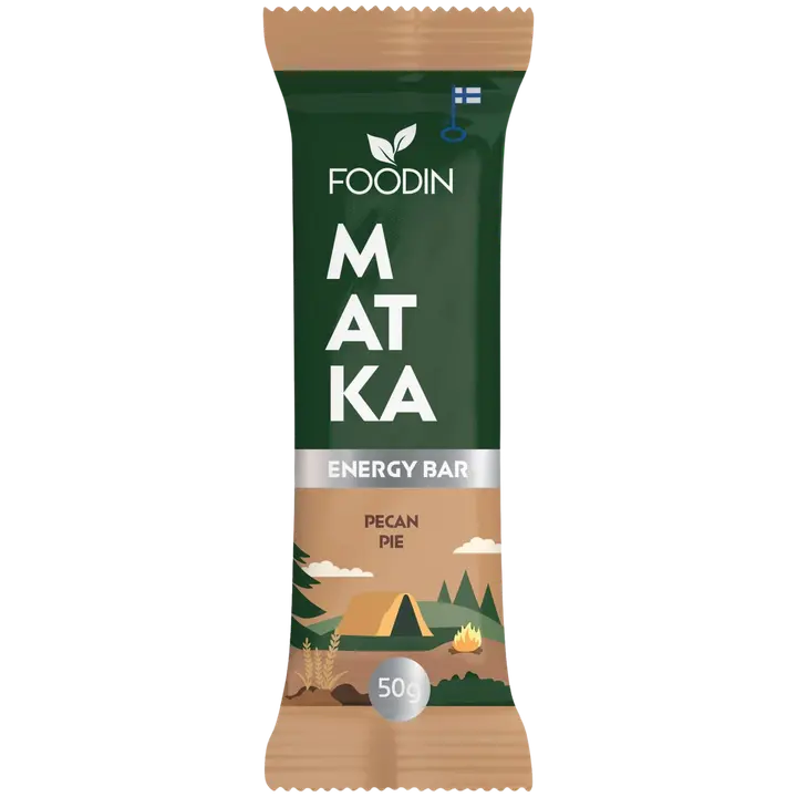 Foodin MATKA Energy Bar, Pecan Pie, 50 g-Foodin MATKA 能量棒、山核桃派、 50 g