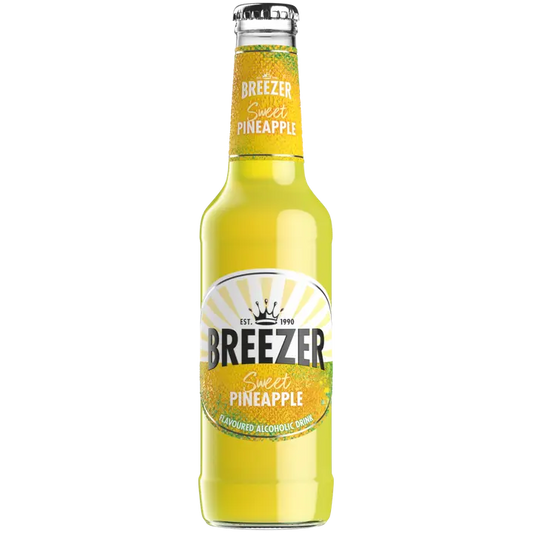 Breezer Pineapple juomasekoitus 4 % lasipullo 0,275 L｜Breezer 菠萝混合饮料 4% 玻璃瓶 0,275 L