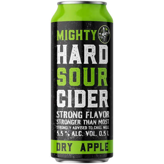 Mighty Hard Sour Cider 5,5% 24x50cl tlk｜Mighty 硬酸苹果饮品 5.5% 24x50cl 不含税