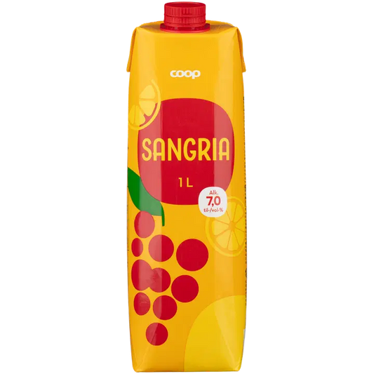 Coop Sangria 7 til-% 1l｜Coop 桑格利亚汽饮料 7 vol% 1l