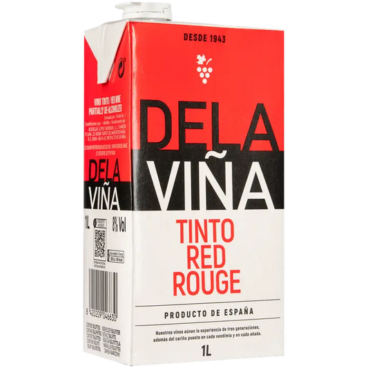 Delaviña Tinto 8,0 til.-% 1L tetra｜Delaviña Tinto 8.0 vol.% 1L 四罐