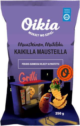 Oikia 香辣玛蒂尔达全味薯片 250g