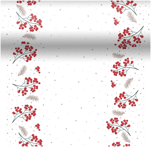 DUNI Dunicel® 0,4  x  4,8m Berrie Merrie perforoitu poikkiliina
