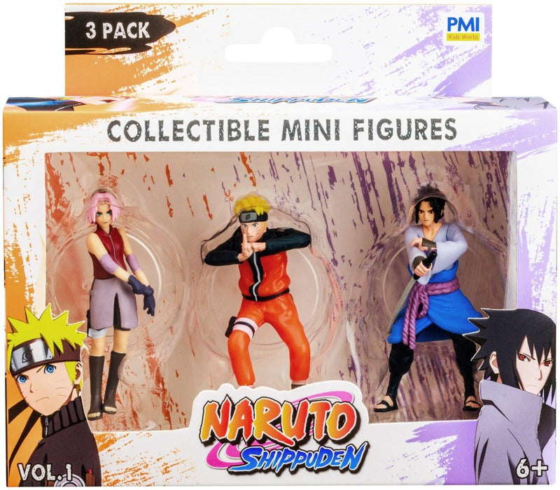 Naruto 火影忍者7厘米人偶 3 kpl