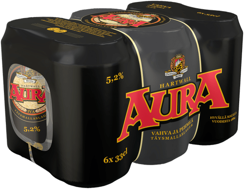 Hartwall 6 x Aura 饮品 5.2% 0,33 l