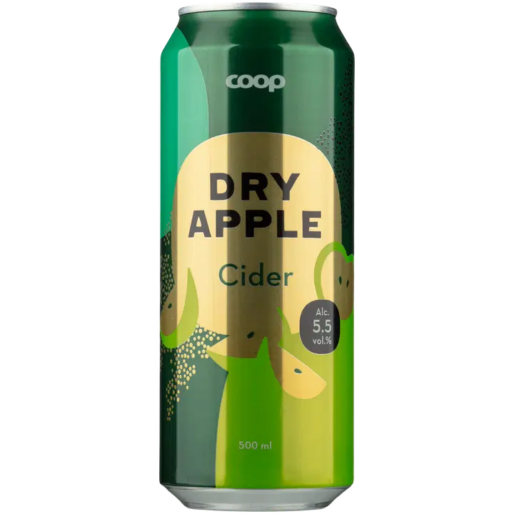 Coop kuiva omenasiideri 5,5 % 0,5 l tlk｜Coop 干苹果汁 5.5% 0.5 l tlk