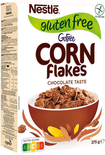 Nestlé GoFree 375g suklaanmakuisia gluteenittomia maissihiutaleita｜Nestlé GoFree 375克 巧克力味无麸质玉米片