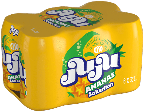 Juju 6xOLVI Juju 菠萝 无糖 0.33升 罐装