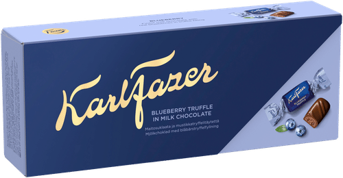 Karl Fazer 蓝莓松露夹心牛奶巧克力 250g｜Karl Fazer mustikkatryffelitäytteisiä maitosuklaakonvehteja 250g