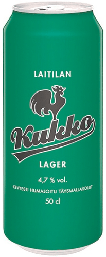 Laitilan Kukko Lager 4,7 til-% 0,5L olut