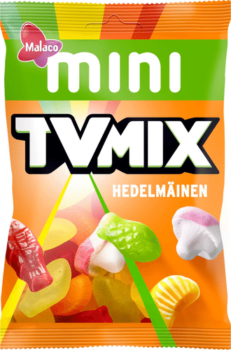 Cloetta 马尔科电视混合迷你水果味糖果混合装 110g｜Malaco Tv Mix Mini Hedelmäinen makeissekoitus 110g