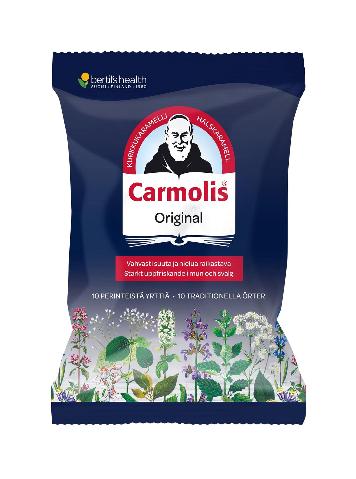 Carmolis 原味润喉糖 75 g｜Carmolis Original Kurkkukaramelli 75 g