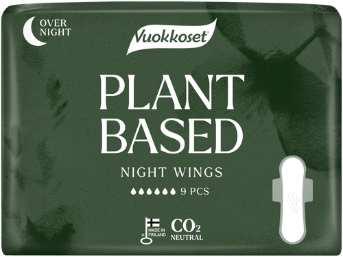 Vuokkoset Plant Based Night Wings yöside 9 kpl
