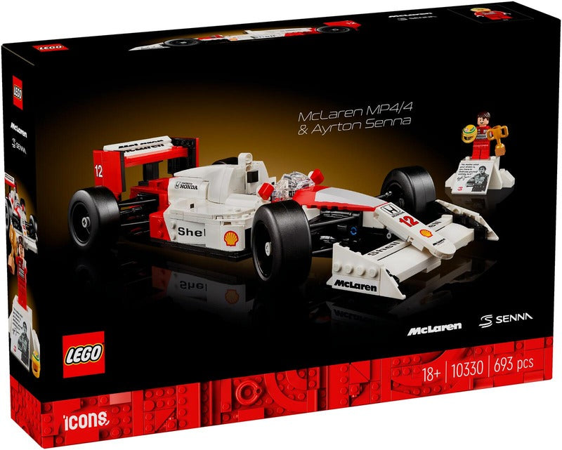 LEGO 图标系列 10330 迈凯伦 MP4/4 与 埃尔顿·塞纳｜LEGO® Icons 10330 McLaren MP4/4 & Ayrton Senna