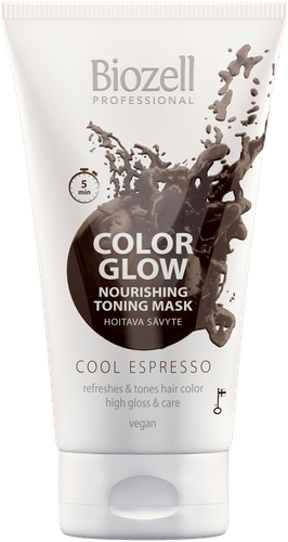 Biozell Color Glow 护理型调色面膜 冷萃浓缩咖啡色 150ml