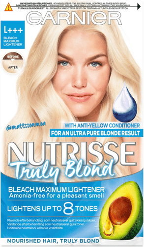 Garnier Nutrisse 卡尼尔Nutrisee Ultra Bleach L+++ 高含量亮白 1kpl