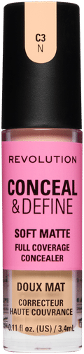 Makeup Revolution Conceal & Define Concealer C3 peite- ja korostusväri