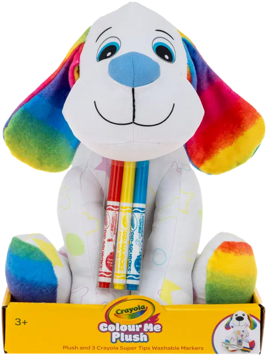 Crayola 可涂色狗狗毛绒玩具及马克笔