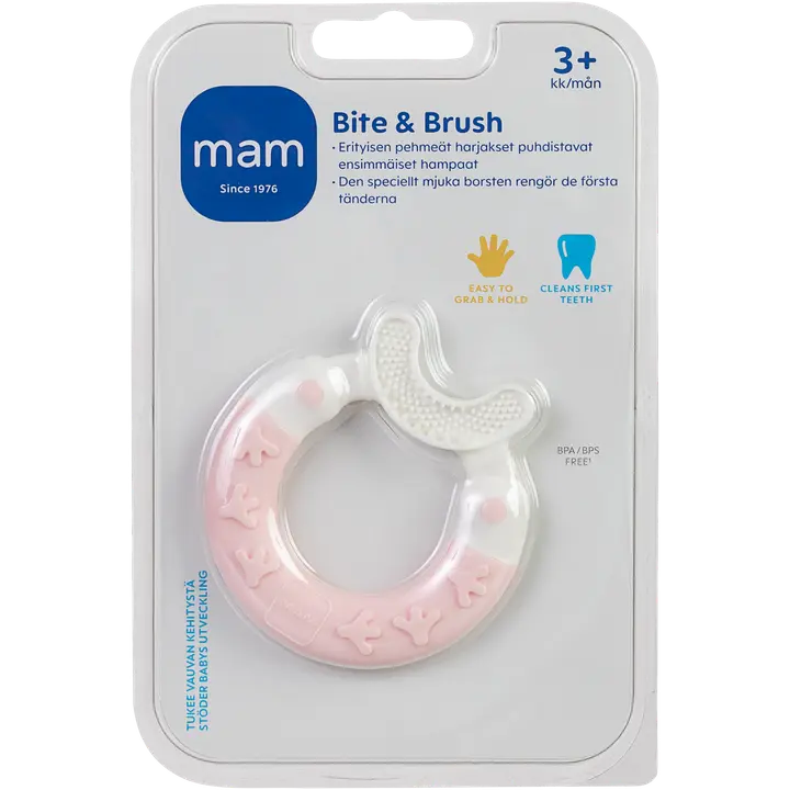 MAM Bite&Brush pururengas｜None MAM Bite&Brush 咀嚼环