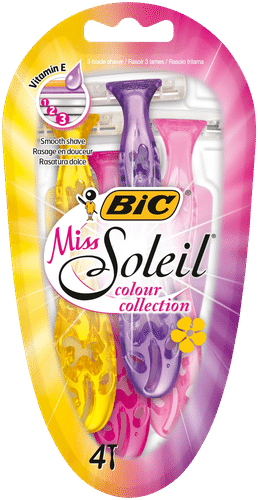 BIC varsiterä Miss Soleil Colour Collection 4-pack