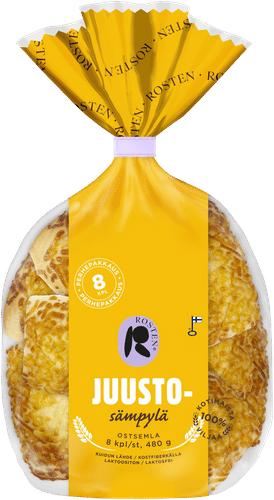 Rosten Juustosämpylä 8 kpl 480 g｜Leipomo Rosten Rosten 奶酪小圆面包 8个 480 g