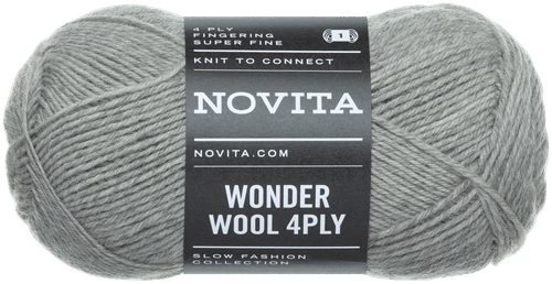 Novita Wonder Wool 4股毛线 50克 雾 075