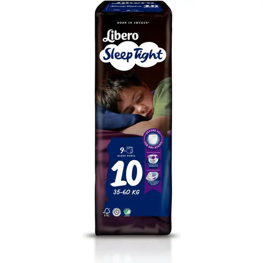 LIBERO SleepTight 10 9kpl 35-60kg｜Libero 睡眠紧身衣 10 9 件 35-60 公斤