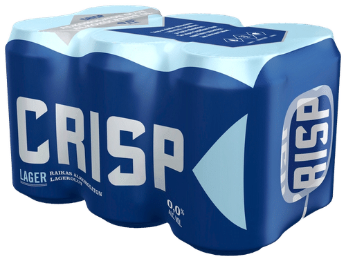Crisp 6罐装 Crisp Lager无醇麦芽饮料 0% 0,33 L