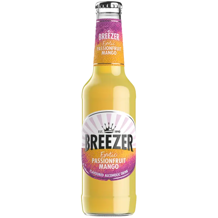 Breezer Passionhedelmä&Mango juomasekoitus 4 % lasipullo 0,275 L｜Breezer 百香果芒果混合饮料 4% 玻璃瓶 0,275 L
