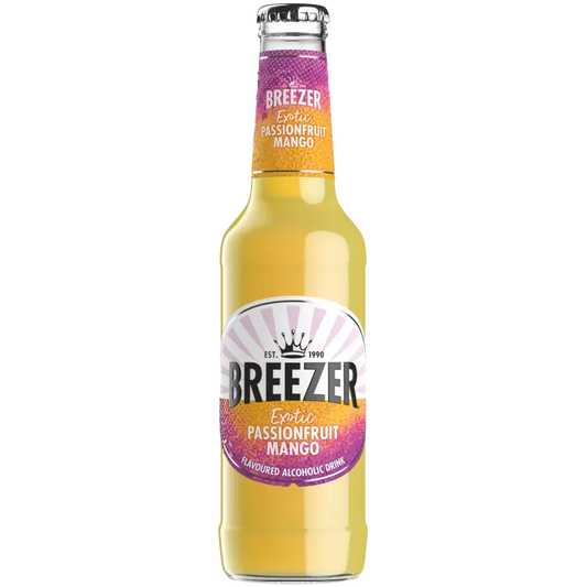 Breezer Passionhedelmä&Mango juomasekoitus 4 % lasipullo 0,275 L｜Breezer 百香果芒果混合饮料 4% 玻璃瓶 0,275 L