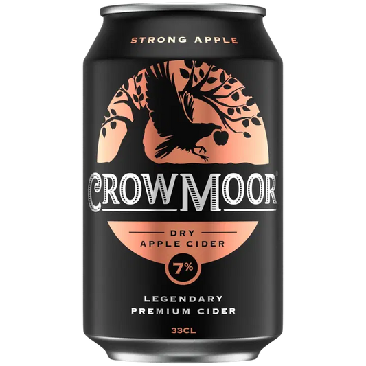 Crowmoor Dry Apple siideri 7% tölkki 0,33 L｜Crowmoor 干苹果饮品 7% 罐装 0,33 L