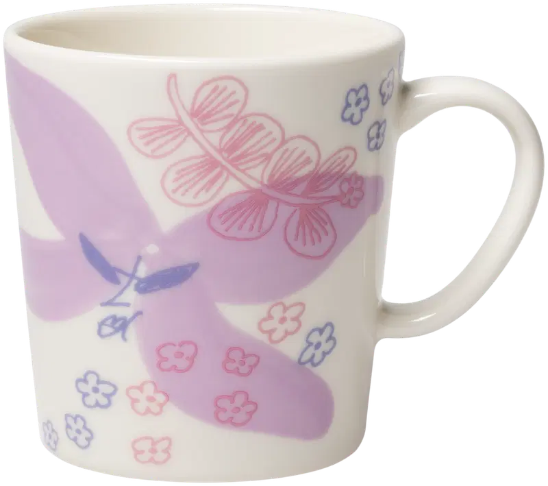 Iittala Arabia Kukkamaa 野花马克杯 0.3L 粉红丝带