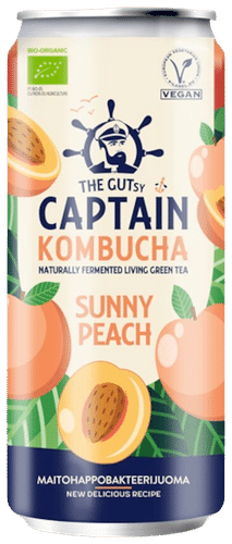 The Gutsy Captain Kombucha Sunny Peach 康普茶饮料 250ml 有机