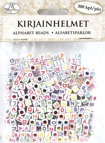 J.K. Primeco kirjainhelmet värilajitelma 300kpl