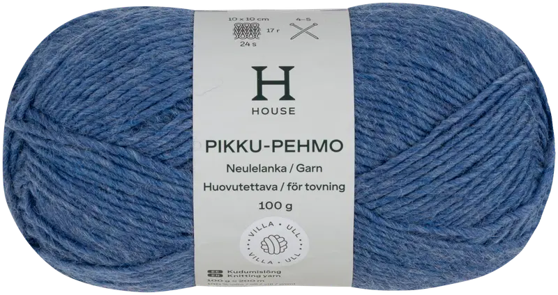 House 羊毛线 Pikku pehmo 100克 牛仔蓝 200091｜House villalanka Pikku pehmo 100 g Denim blue 200091