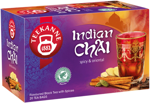 20x2g Teekanne Indian Chai mustatee, pussitee｜Teekanne 20x2g 茶壶印度柴红茶，茶袋